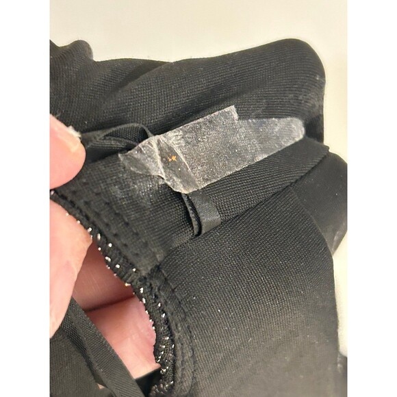 Princess Polly Silver Black Dress 4 - Picture 5 of 6